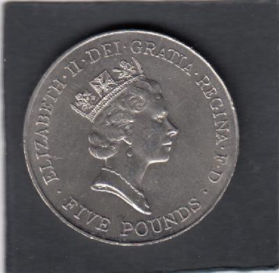 Beschrijving: 5 Pond  QUEEN 70 YEAR 